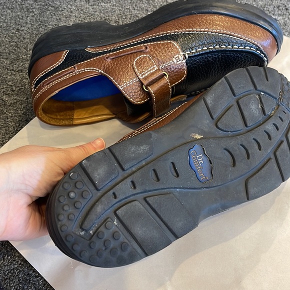 Dr. Comfort Wave #4860 Brown & Black Leather Therapeutic Shoes | Men’s 8.5W - Picture 5 of 6